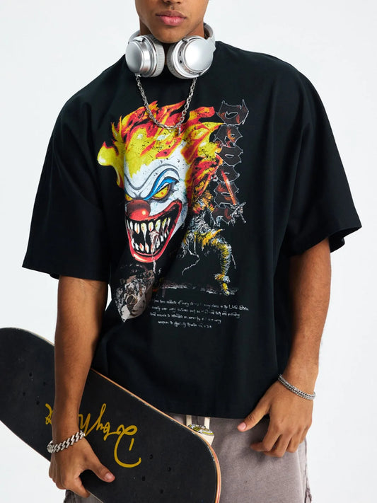 Men's Graphic Round Neck Short Sleeve T-Shirt - Urban Legend Wear