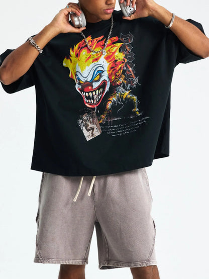 Men's Graphic Round Neck Short Sleeve T-Shirt - Urban Legend Wear