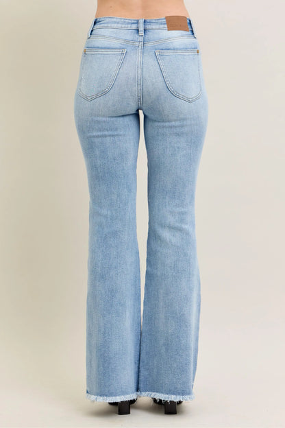 Judy Blue Full Size Hw Flare Jeans W/ Shield Pockets - Urban Legend Wear