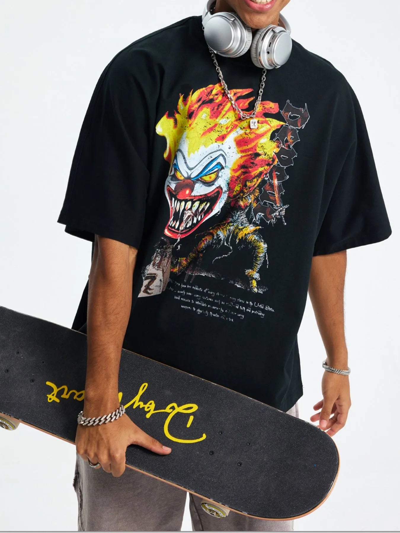 Men's Graphic Round Neck Short Sleeve T-Shirt - Urban Legend Wear