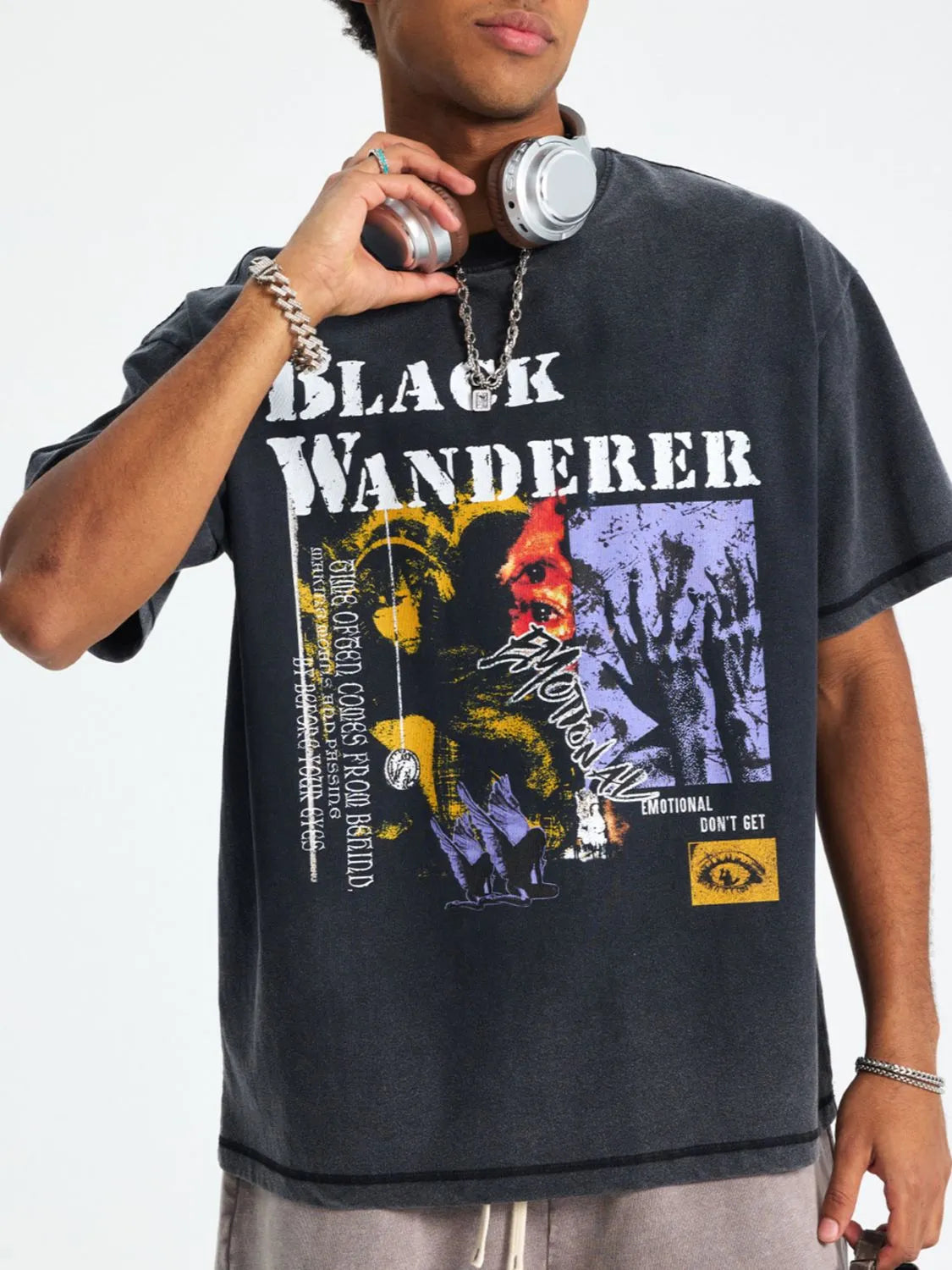 Men's Graphic Round Neck Short Sleeve T-Shirt - Urban Legend Wear