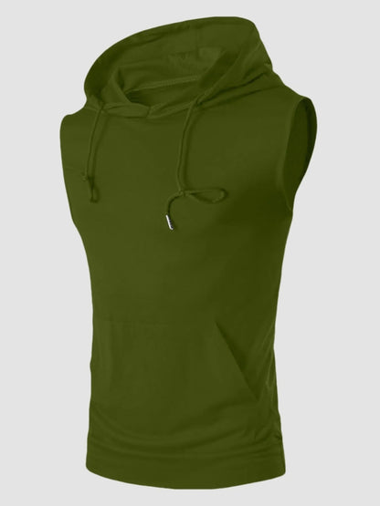 Men's Drawstring Hooded Tank - Urban Legend Wear