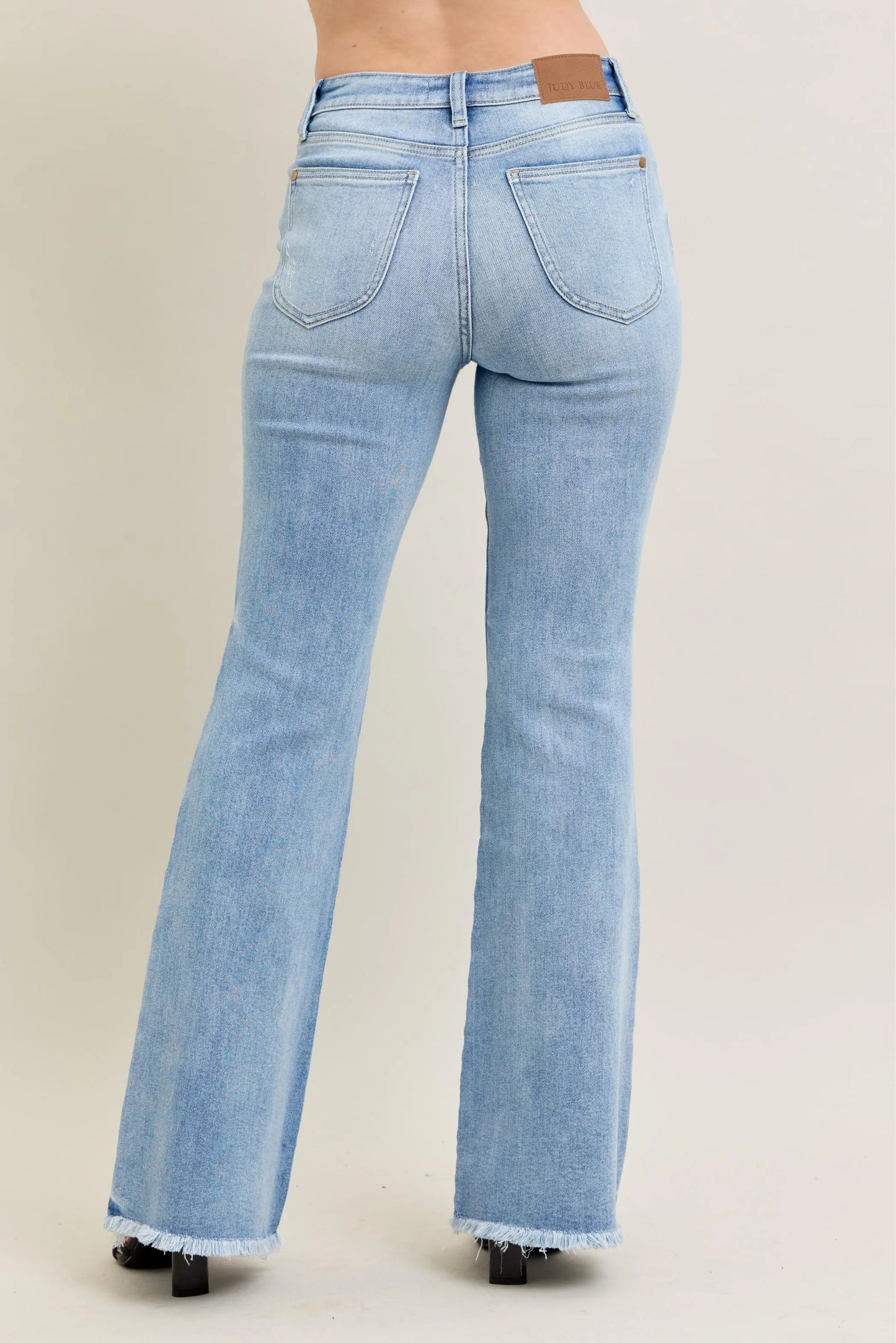 Judy Blue Full Size Hw Flare Jeans W/ Shield Pockets - Urban Legend Wear